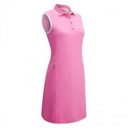 Golfové šaty Callaway Ribbed Tipping FUCHSIA PINK, Velikost XL