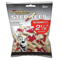 Pride Professional Tee System (PTS) Step Tees, 50PK RED 53 mm