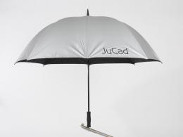 JuCad golf umbrella with pin SILVER - zvìtšit obrázek