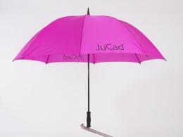 JuCad golf umbrella with pin PINK - zvìtšit obrázek