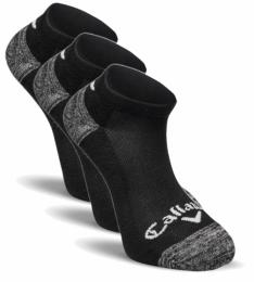 Callaway Sports Low Cut pánské golfové ponožky BLACK, 3 páry - zvìtšit obrázek