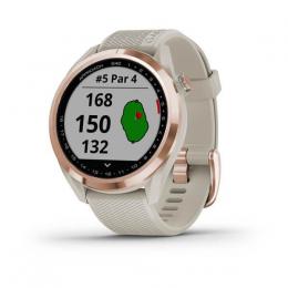 Garmin Approach S42 gps ROSE GOLD/LIGHT SAND Silicone band