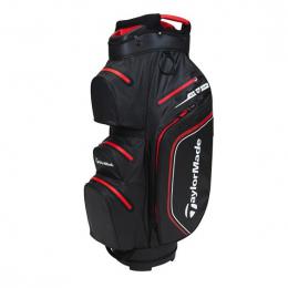 TaylorMade Deluxe Cart Bag BLACK/RED