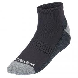 ZOOM ANKLE BLACK/SILVER pánské ponožky, 3 páry