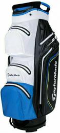 TaylorMade Storm Dry Cart Bag WHITE/BLACK/BLUE