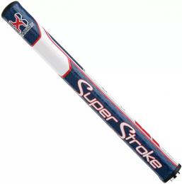 SUPERSTROKE TRAXION TOUR 2.0 PUTTER GRIP RED/WHITE/BLUE