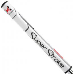 SUPERSTROKE TRAXION TOUR 2.0 PUTTER GRIP WHITE/GREY/RED