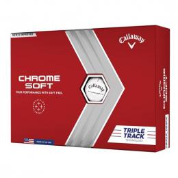 Callaway Chrome Soft Triple Track golfové míèky WHITE
