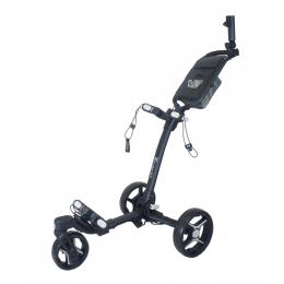 AXGLO Tri-360 V2 ruèní tøíkolový golfový vozík BLACK/GREY + ZDARMA obal na kola