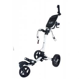 AXGLO Tri-360 V2 ruèní tøíkolový golfový vozík WHITE/GREY + ZDARMA obal na kola - zvìtšit obrázek