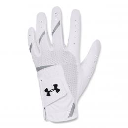 Under Armour Iso-Chill dìtské golfové rukavice White/Metallic Silver, velikost S, M, L