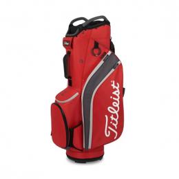 Titleist 14 Lightweight Cart Bag DARK RED/GRAPHITE/GREY