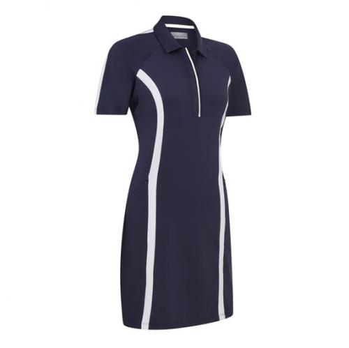 Callaway ColourBlock golfové šaty, PEACOAT/BRILLIANT WHITE velikost XS, S, L