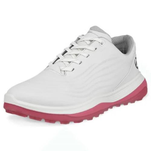 Ecco LT1 Dámské golfové boty WHITE/BUBBLEGUM velikost - 38, 39, 40, 41, 42
