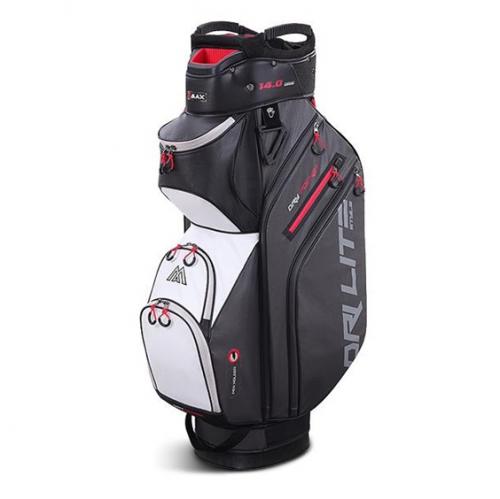Big Max Dri Lite Style cart bag CHARCOAL/ BLACK/ WHITE/ RED