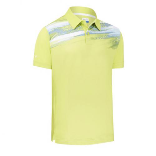 Callaway Active Textured Print pnsk polo LIME PUNCH velikost - M, L, XL