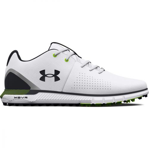 Under Armour Hovr Fade 2 SL WIDE pnsk golfov boty WHITE/NEON YELLOW, velikost 42.5, 44.5, 45.5