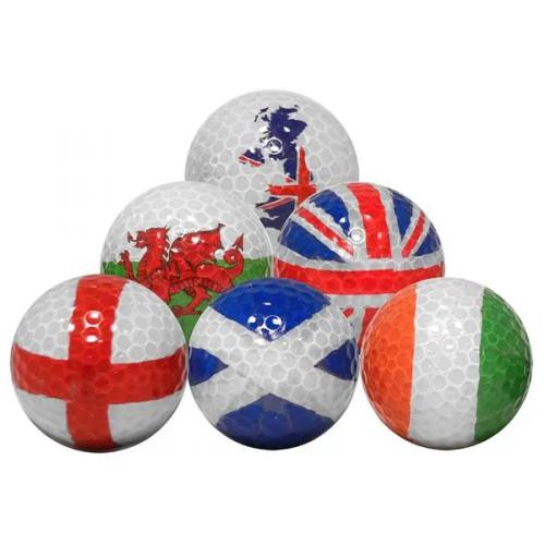 FLAG GOLF BALLS 6PK