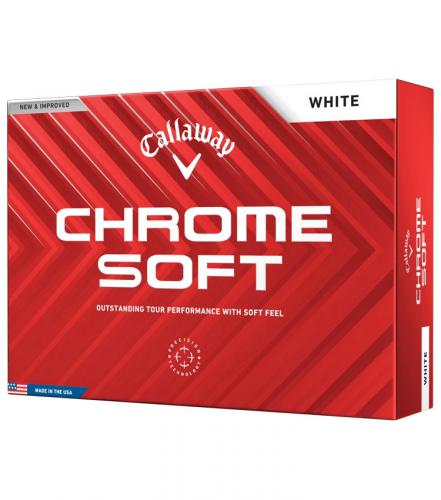 Callaway Chrome Soft golfové míèky WHITE