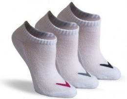 Callaway Sports Low Cut dámské golfové ponožky WHITE, 3 páry
