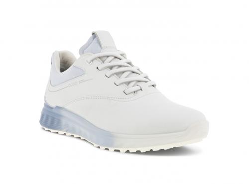 ECCO Golf S-THREE  dámské golfové boty WHITE/DUSTY BLUE/AIR, velikost - 37, 38, 39, 40, 41