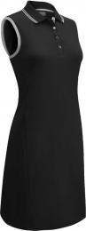 Golfové šaty Callaway Ribbed Tipping CAVIAR, velikost S, M, L, XL