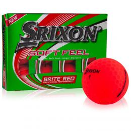 SRIXON SOFT FEEL BRITE GOLF BALLS RED - zvìtšit obrázek