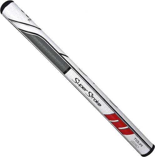 SuperStroke putter grip Traxion XL Plus Series Tour XL+ 3.0 White/Red/Grey