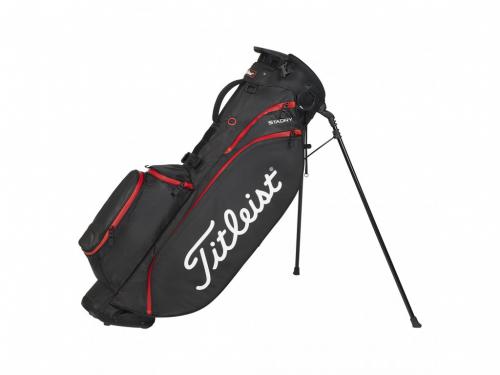 Titleist Players 4 StaDry Stand Bag BLACK/BLACK/RED