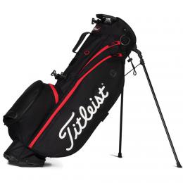 Titleist Players 4 Stand Bag BLACK/BLACK/RED