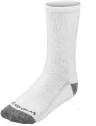 ZOOM CREW LONG WHITE/SILVER pánské ponožky, 3 páry