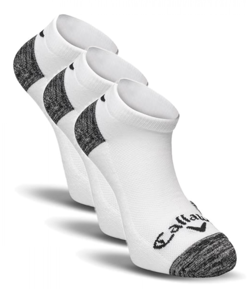 Callaway Sports Low Cut pánské golfové ponožky WHITE, 3 páry - zvìtšit obrázek