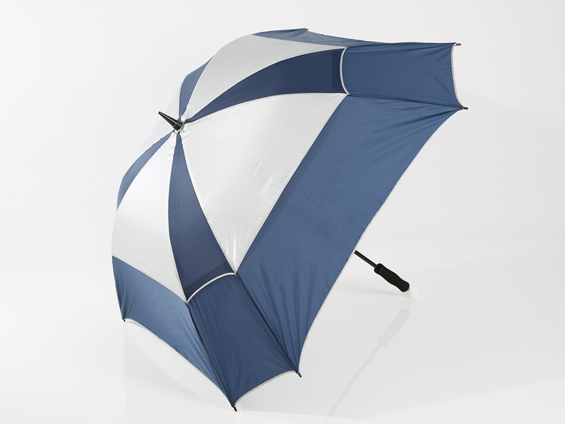 JuCad Windproof Umbrella with pin BLUE/SILVER - zvìtšit obrázek