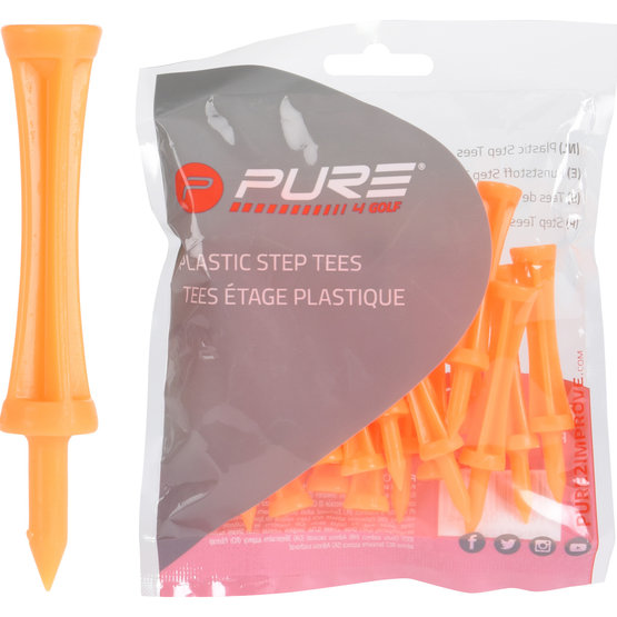 Pure 2 improve 50 mm Plastic Step Tees (20 PCS) - zvìtšit obrázek