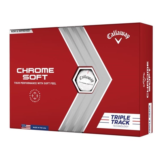 Callaway Chrome Soft Triple Track golfové míèky WHITE - zvìtšit obrázek