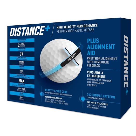 TaylorMade Distance+ golfové míèky WHITE - zvìtšit obrázek