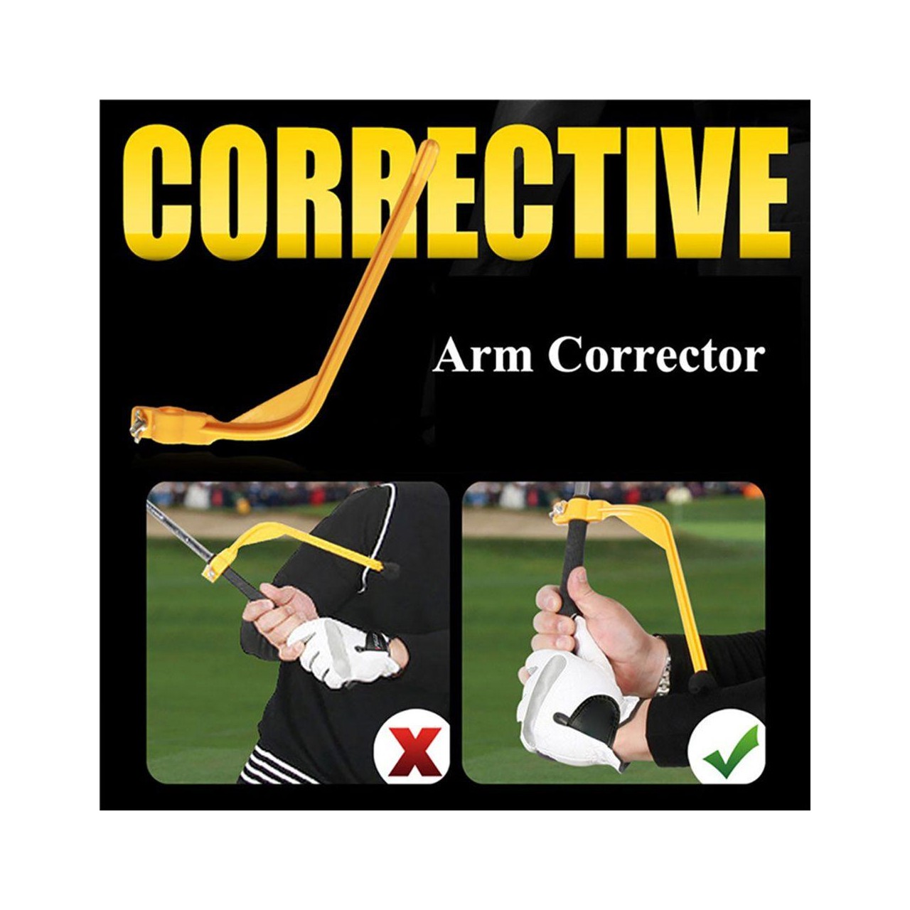 Corrective Arm Corrector pro správné zalomení zápìstí BLACK - zvìtšit obrázek