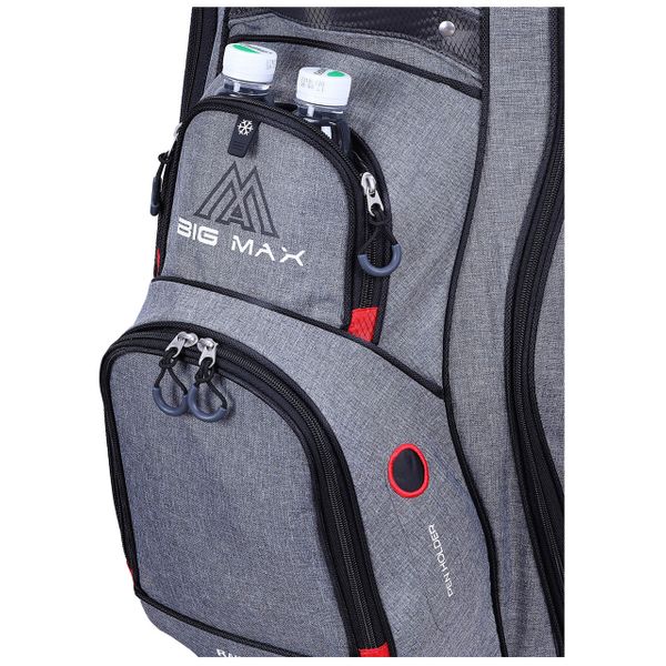 Big Max Terra X Cart Bag STORM SILVER/RED - zvìtšit obrázek