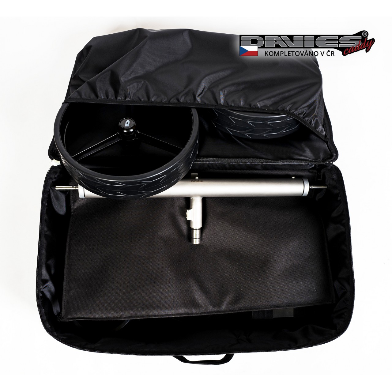 Pøepravní kufr pro vozík DAVIES CADDY PREMIUM s umístìním pro baterii - zvìtšit obrázek