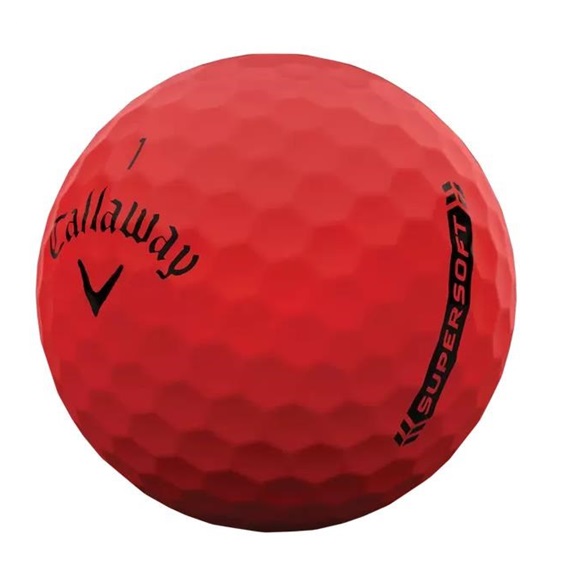 Callaway Supersoft Matte 2023 RED golfové míèky - zvìtšit obrázek